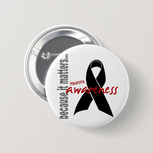Melanoma-bewustzijn Ronde Button 5,7 Cm (Voorkant /achterkant)