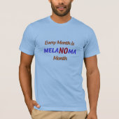 Melanoma-bewustzijn T-shirt (Voorkant)
