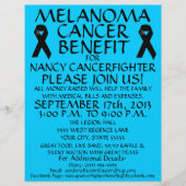 Melanoma Cancer Benefit Flyer (Voorkant)