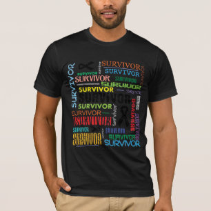 Melanoma Cancer Survivor Collage.png T-shirt