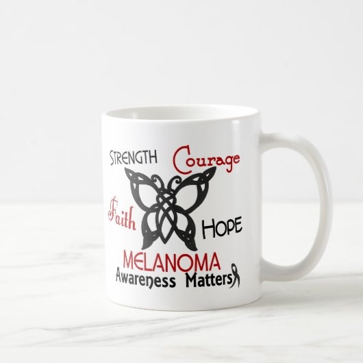 Melanoma Celtic Butterfly 3 Koffiemok (Rechts)