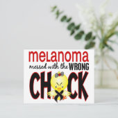 Melanoma heeft het mis briefkaart (Staand voorkant)