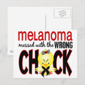 Melanoma heeft het mis briefkaart (Voorkant / Achterkant)