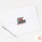 Melanoma HEEFT NOOIT EEN HELD 2 Momma GEKEND Ronde Sticker (Envelop)