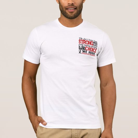 Melanoma hoe sterk we zijn t-shirt (Voorkant)