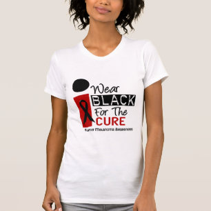 Melanoma ik heb zwart Draag voor de kuur 9 T-shirt