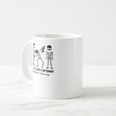 Melanoma-kankerbewustzijn Het is oké om een kleine Koffiemok (Voorkant links)