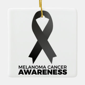 Melanoma-kankervoorlichting Keramisch Ornament