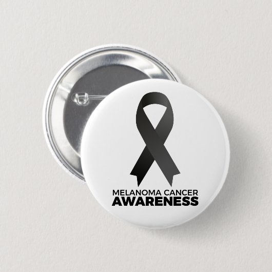 Melanoma-kankervoorlichting Ronde Button 5,7 Cm (Voorkant /achterkant)