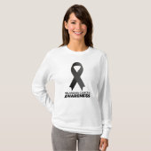 Melanoma-kankervoorlichting T-shirt (Voorkant volledig)