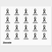 Melanoma-kankervoorlichting Vierkante Sticker (Vel)