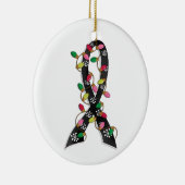 Melanoma kerstlampje keramisch ornament (Rechts)