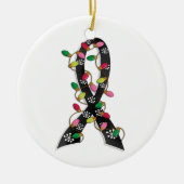 Melanoma kerstlampje keramisch ornament (Voorkant)