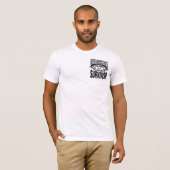 Melanoma Onderschat de sterkte nooit T-shirt (Voorkant volledig)