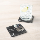 Melanoma Pet Memorial with Two Photos Bier Onderzetter (Rechterzijde)