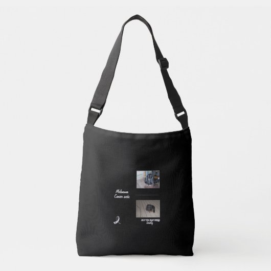 Melanoma Pet Memory Two-Photo Design Crossbody Tas (Voorkant)
