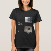 Melanoma Pet Tribute Two-Photo Layout T-shirt (Voorkant)