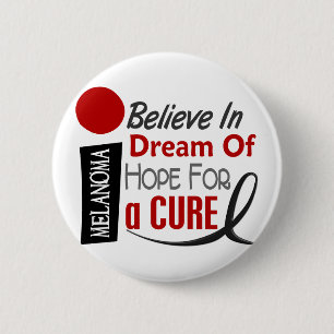Melanoma Skin Cancer GELEVE DREAM HOPE Ronde Button 5,7 Cm