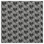 Melanoma Survival Heart Stof (Swatch)