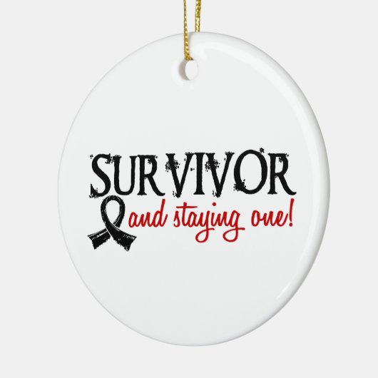 Melanoma Survivor 18 Keramisch Ornament (Links)