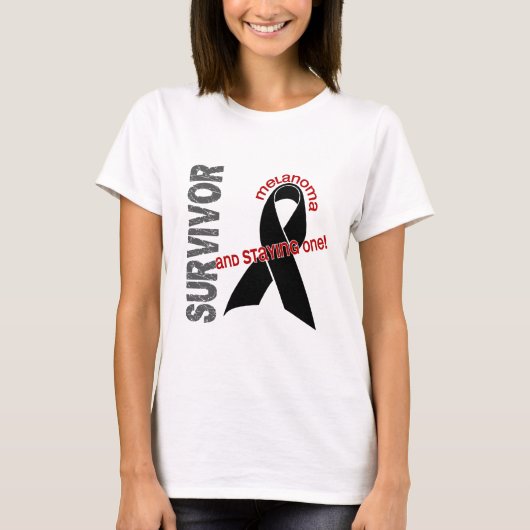 Melanoma Survivor 1 T-shirt (Voorkant)