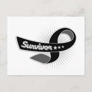 Melanoma Survivor Ribbon Briefkaart
