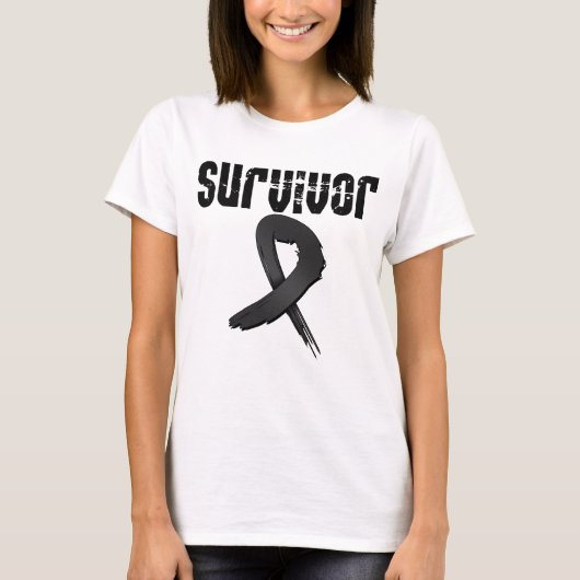 Melanoma SURVIVOR T-shirt (Voorkant)