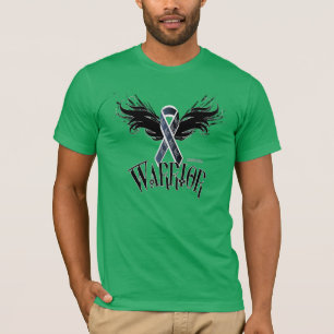 Melanoma Warrior Mannen Poly-Cotton Blend T-Shirt