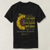 Melanoma's weten dat ze een Melanoom-worter is. T-shirt (Design voorkant)