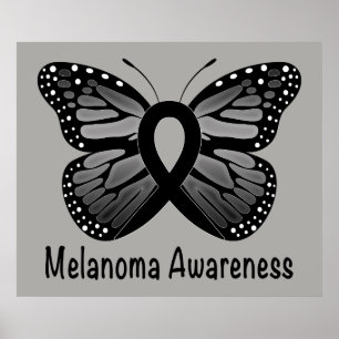 Melanoom Awareness: Butterfly Poster