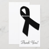 Melanoom Bedankkaart (Voorkant / Achterkant)