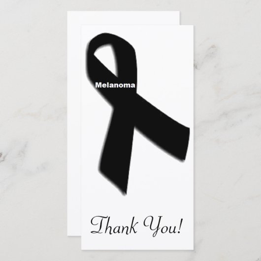 Melanoom Bedankkaart (Voorkant / Achterkant)