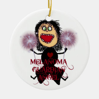Melanoom Cancer Guardian Angel Keramisch Ornament