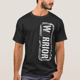 Melanoom Huidkanker Bewustzijn Militaire Krijger T-shirt