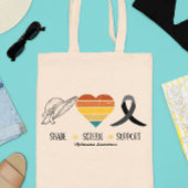 Melanoom Huidkanker Bewustzijn Strandtas Winkelen Tote Bag