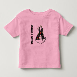 Melanoom Huidkanker Bloedvat Lint 3 Kinder Shirts