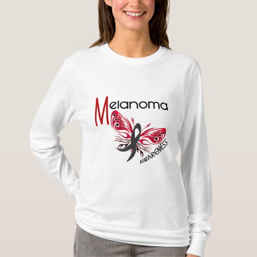 Melanoom/huidkanker BUTTERFLES 3.1 T-shirt (Voorkant)