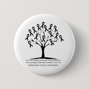 melanoom kankerbewustboom ronde button 5,7 cm