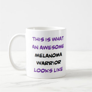 melanoomstrijder, geweldig koffiemok