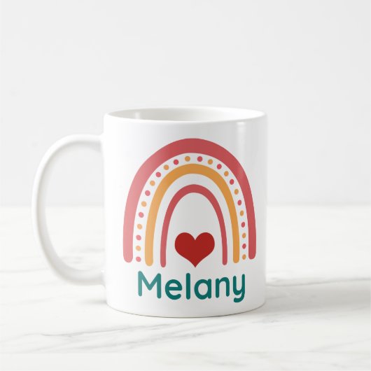 Melany  Boho Rainbow Koffiemok (Links)