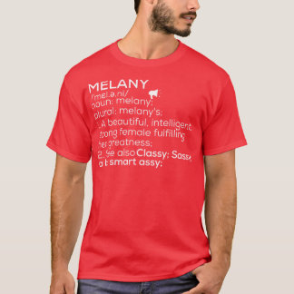 Melany Naam Melany Definitie Melany Vrouw Naam M T-shirt