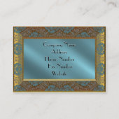 MeLark Elegant II Victoriaans Visitekaartje (Achterkant)