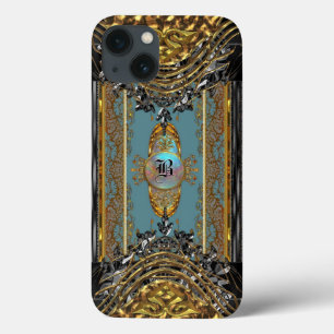 MeLark Victoriaans mooi monogram Case-Mate iPhone Case