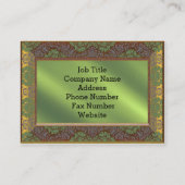 MeLarks Elegant Chic Classic Professional Visitekaartje (Achterkant)