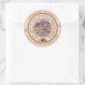 melasse cookie groot aanpassen ronde sticker (Tas)