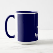 Melbourne Anchor - Maritime Style Blue and White Mok (Links)
