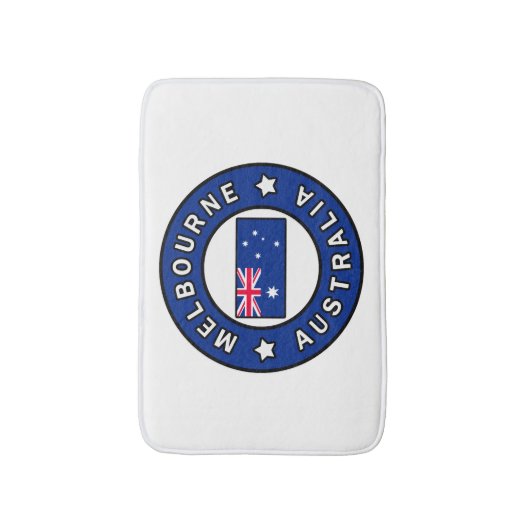 Melbourne Australia Badmat (Voorkant Verticaal)