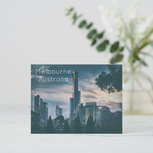 Melbourne Australia Briefkaart (Staand voorkant)