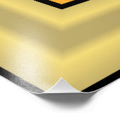 Melbourne Australia CBD Lights over Queen's Bridge Foto Afdruk (Hoek)