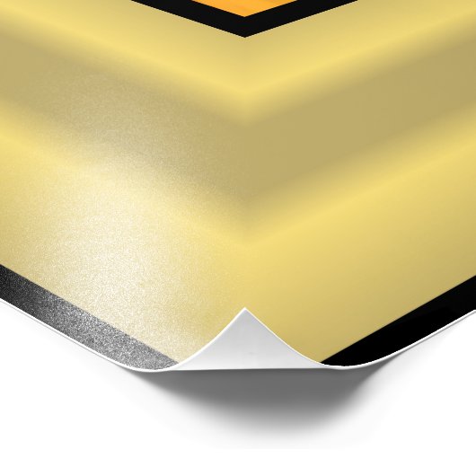 Melbourne Australia CBD Lights over Queen's Bridge Foto Afdruk (Hoek)